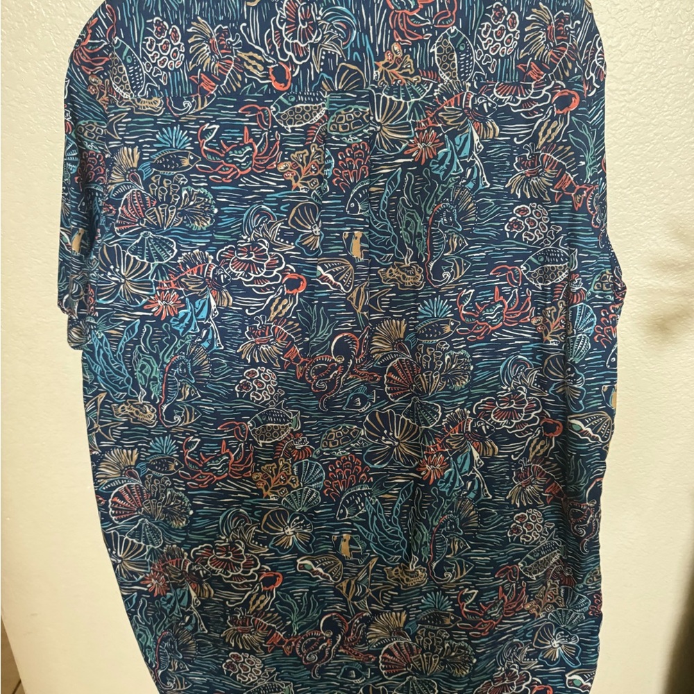 Hawaiian Islands Men's Blue Shirt large cookie street - Picture 5 of 6